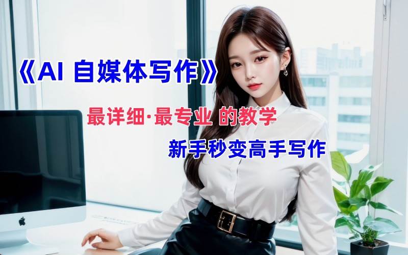 全网最全最细最专业的“AI自媒体写作”教学，新手小白秒变写作高手！网创项目_汇创网_中创网_福缘网_冒泡网_资源整合平台网创吧