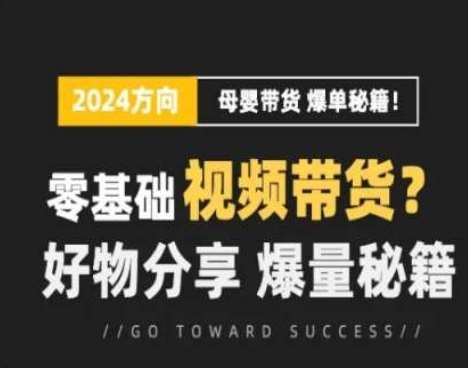 短视频母婴赛道实操流量训练营，零基础视频带货，好物分享，爆量秘籍网创项目_汇创网_中创网_福缘网_冒泡网_资源整合平台网创吧